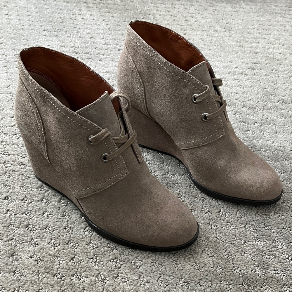 Lucky Brand Seleste Suede Ankle Boots
